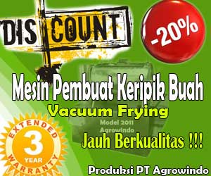 harga mesin vacuum frying diskon