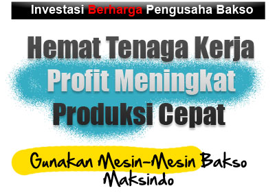 mesin cetak bakso