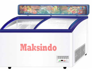 mesin glass sliding freezer