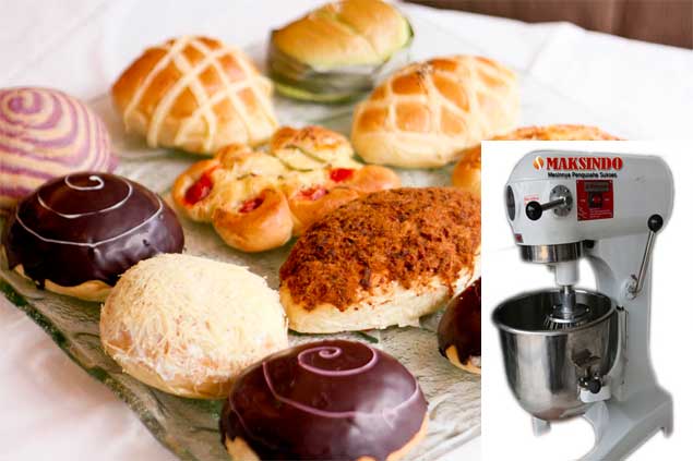 menggunakan mixer roti maksindo