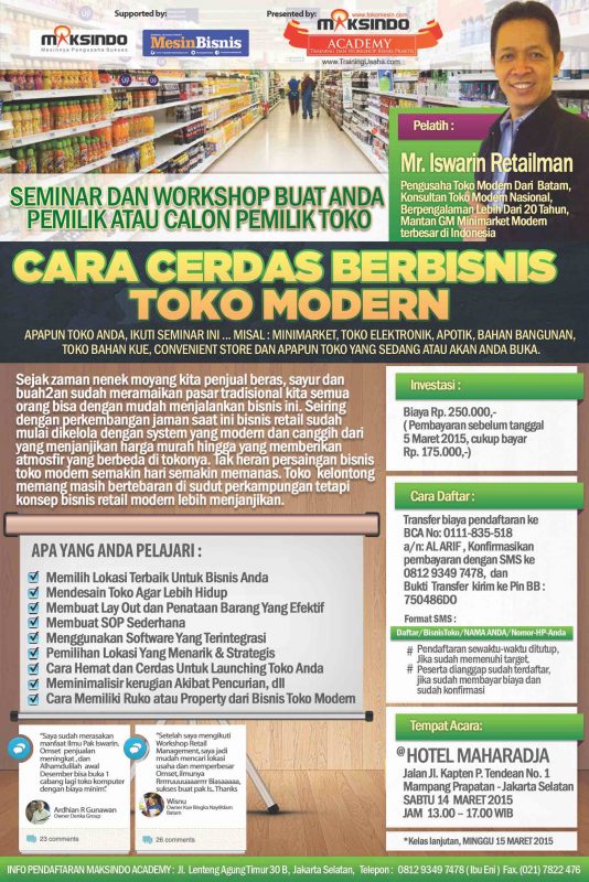 seminar bisnis retail