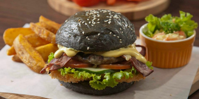 burger hitam