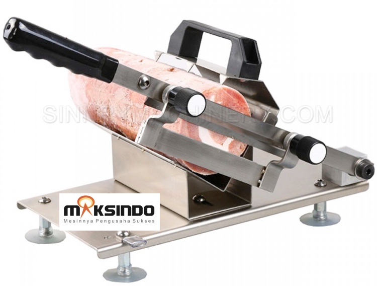 alat perajang manual meat slicer