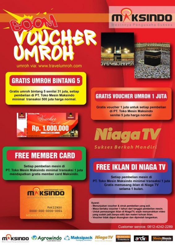 gratis umroh maksindo