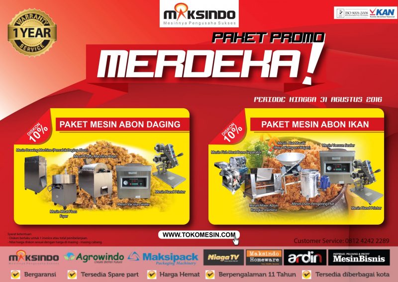 PAKET PROMO MERDEKA Up To 10 %