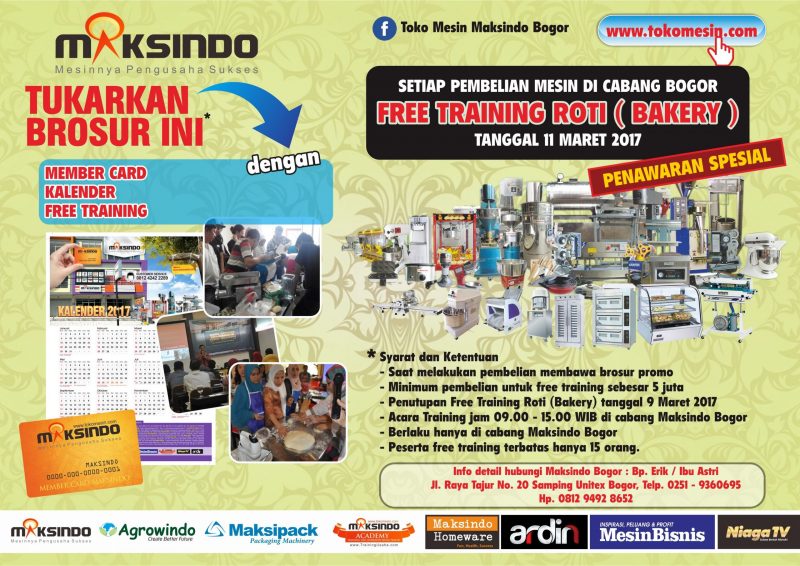 BROSUR FREE MEMBER KALENDER BOGOR