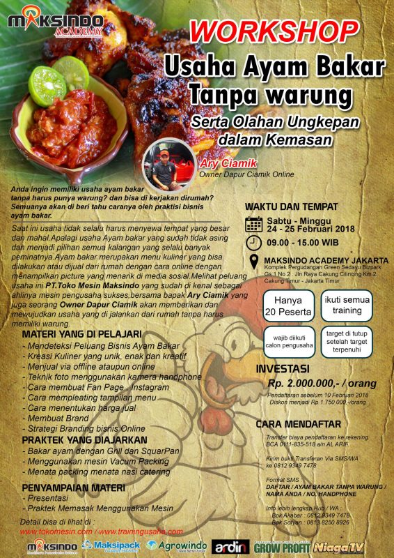 brousur ayam bakar madu