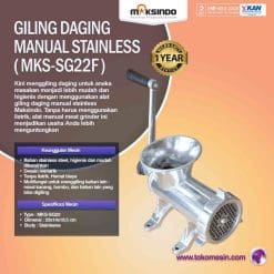 Giling Daging Manual Stainless MKS-SG22