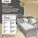 Air Bubble Vegetable Washer