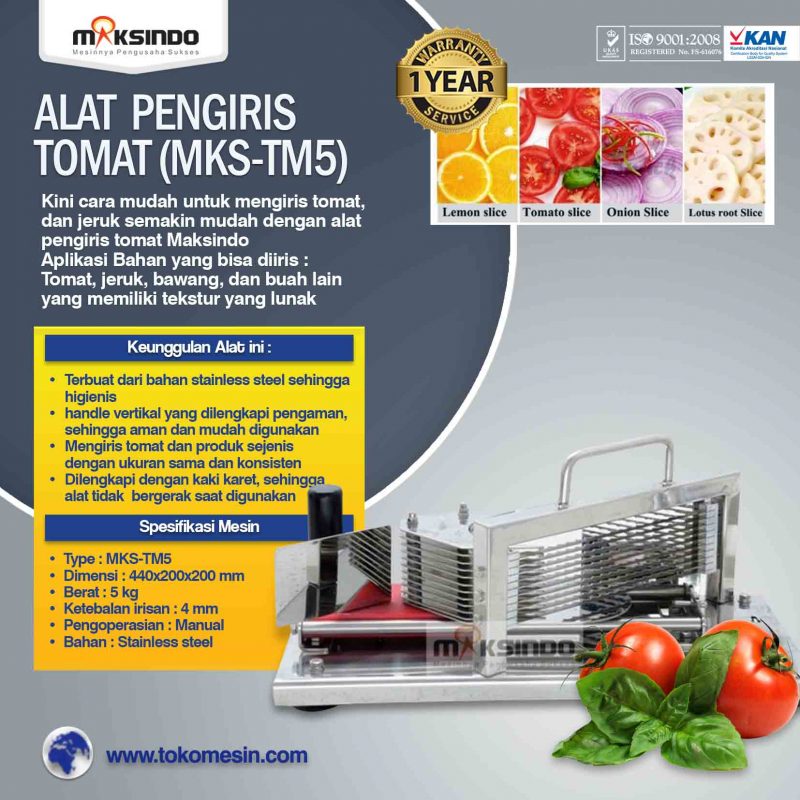 Alat Pengiris Tomat (MKS-TM5) - Gambar 3