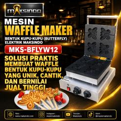 Mesin Butterfly Shaped Waffle Maker (MKS-BFLYW12)