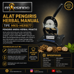 Alat Pengiris Herbal Manual (MKS-HERB77)