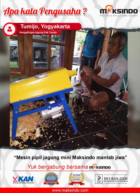 Mesin Pemipil Jagung Mini Harga Hemat TYPE PPJ-002 - Gambar 6