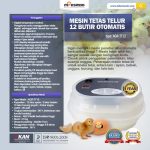Mesin Tetas Telur 12 Butir Otomatis - AGR-TT12