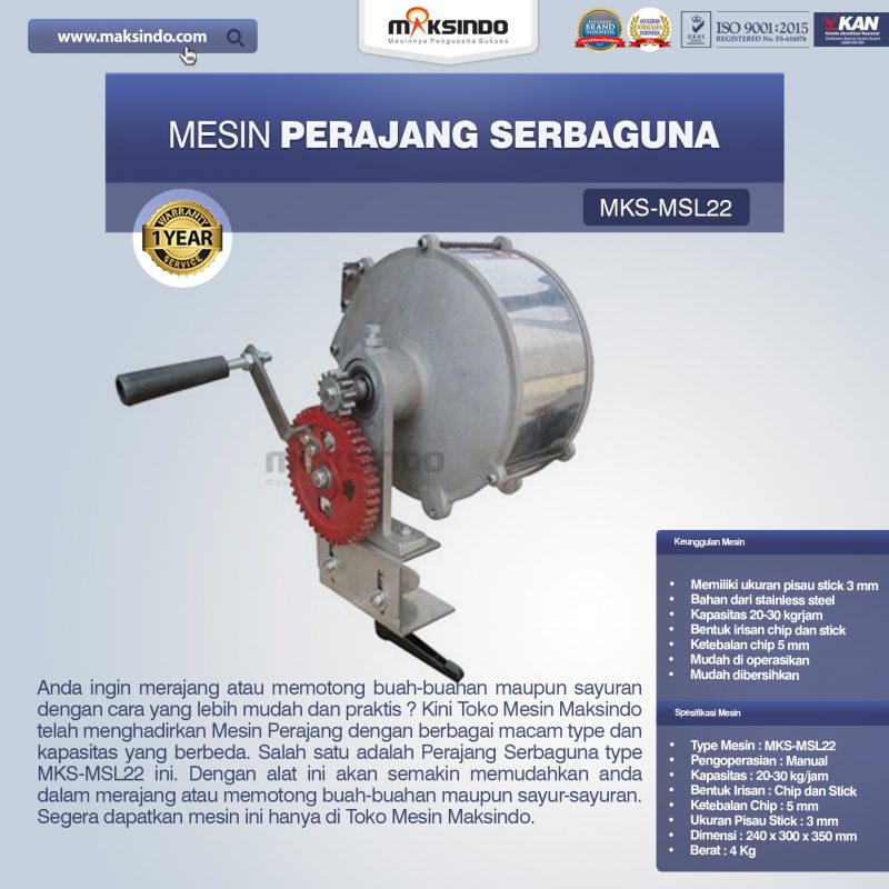 Perajang Serbaguna MKS-MSL22