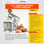 Mesin Mixer Planetary 5 Liter Stainless (SSP-5)