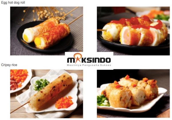 Mesin Egg Roll Sosis Telur Snack Maker 4in1 Listrik MKS-ERG005 - Gambar 3