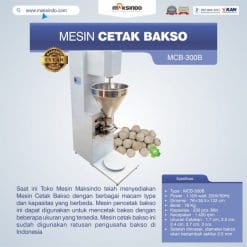 Mesin Cetak Bakso MCB-300B