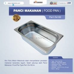 Panci Makanan / Food Pan Type Pan1/3x100