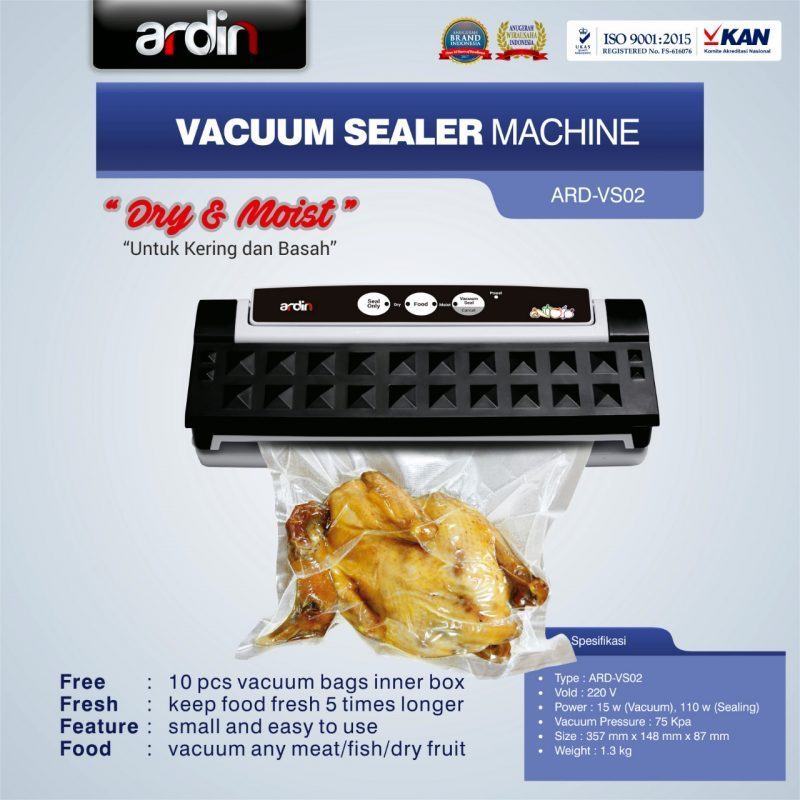 harga mesin vakum makanan