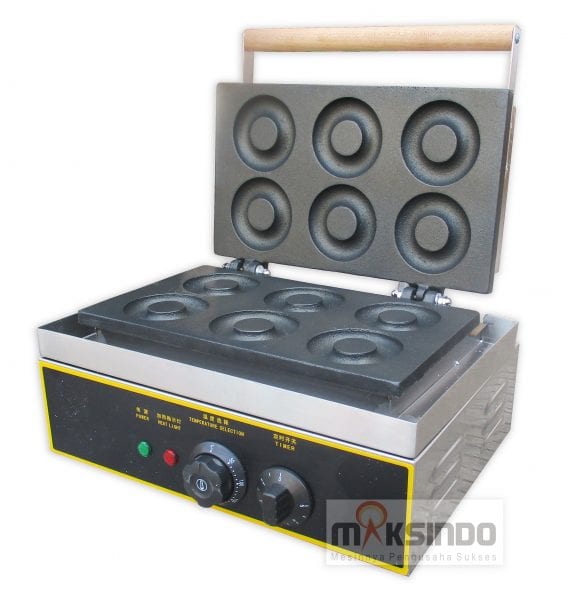 Mesin Pembuat Donut Listrik 6 Lubang MKS-DN60