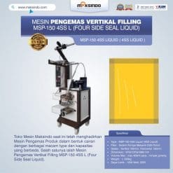Mesin Pengemas Vertikal Filling MSp-150 4SS L (Four Side Seal Liquid)