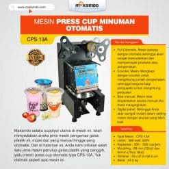 Mesin Press Cup Minuman Otomatis CPS-13A
