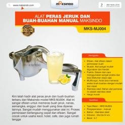 Alat Peras Jeruk dan Buah-Buahan Manual Maksindo MKS-MJ004