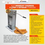 Alat Membuat Churros 3 Liter 4 Cetakan Stainless (MKS-VSC3L)