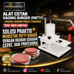 Mesin Burger Pembuat Daging Burger (Patty) Manual MKS-HBP110