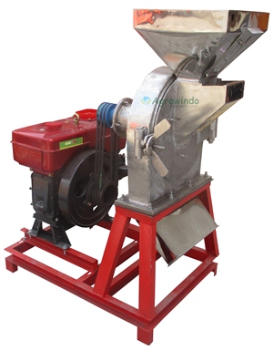 Mesin Pembuat Tepung Disc Mill AGR-AGC45 DIESEL - Gambar 2