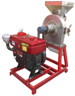 Mesin Pembuat Tepung Disc Mill AGR-AGC45 DIESEL - Gambar 3