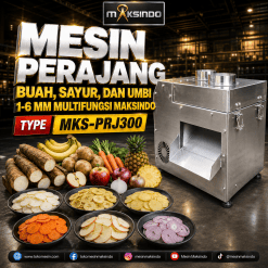 Mesin Perajang Serbaguna (Singkong, Pisang, Buah, Sayur) MKS-PRJ300