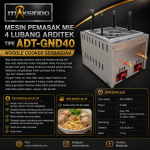 Mesin Pemasak Mie 4 Lubang Arditek ADT-GND40