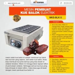 Mesin Pembuat Kue Balok Elektrik MKS-BLK12