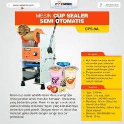 Mesin Cup Sealer Semi Otomatis (CPS-9A)