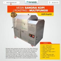 Mesin Sangrai Kopi (roasting) Multifungsi AGR-Kopi50