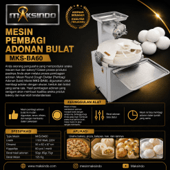 Mesin Pembagi Adonan Bulat (MKS-BA60)