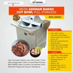 Mesin Cut Bowl Full Stainless (QW620)