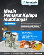 Mesin Pemarut Kelapa Multifungsi AGR-PRT30