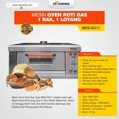 Mesin Oven Roti Gas (MKS-GO11)