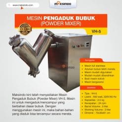 Mesin Pengaduk Bubuk (Powder Mixer) VH-5