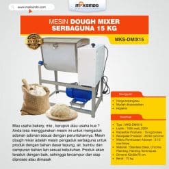Mesin Dough Mixer Serbaguna 15 Kg (MKS-DMIX15)