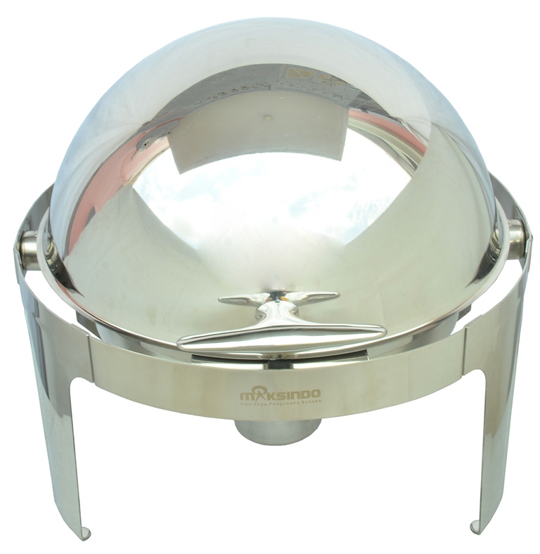 Chafing Dish Bentuk Bulat (Round Roll) 6 Liter MKS-PM21B - Gambar 2