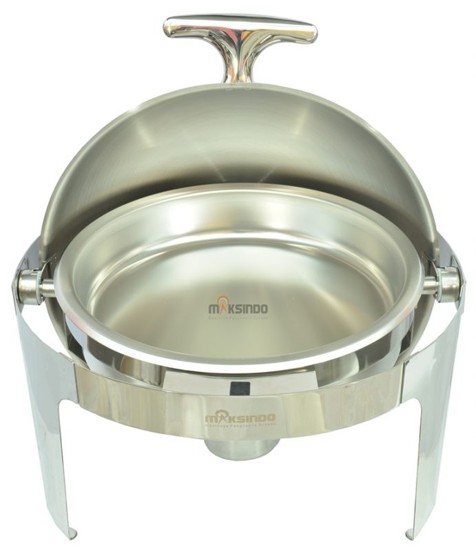 Chafing Dish Bentuk Bulat (Round Roll) 6 Liter MKS-PM21B - Gambar 4