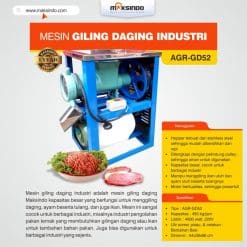 Mesin Giling Daging Industri AGR-GD52