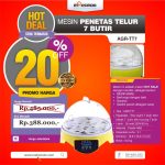 Hot Deal Mesin Penetas Telur 7 Butir AGR-TT7 SOLD OUT