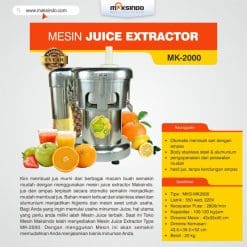 Mesin Juice Extractor (MK-2000)