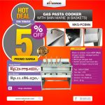 Hot Deal Gas Pasta Cooker With Bain Marie (6 Baskets) MKS-PCBM6 SOLD OUT
