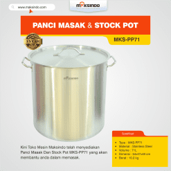 Panci Masak Dan Stock Pot MKS-PP71